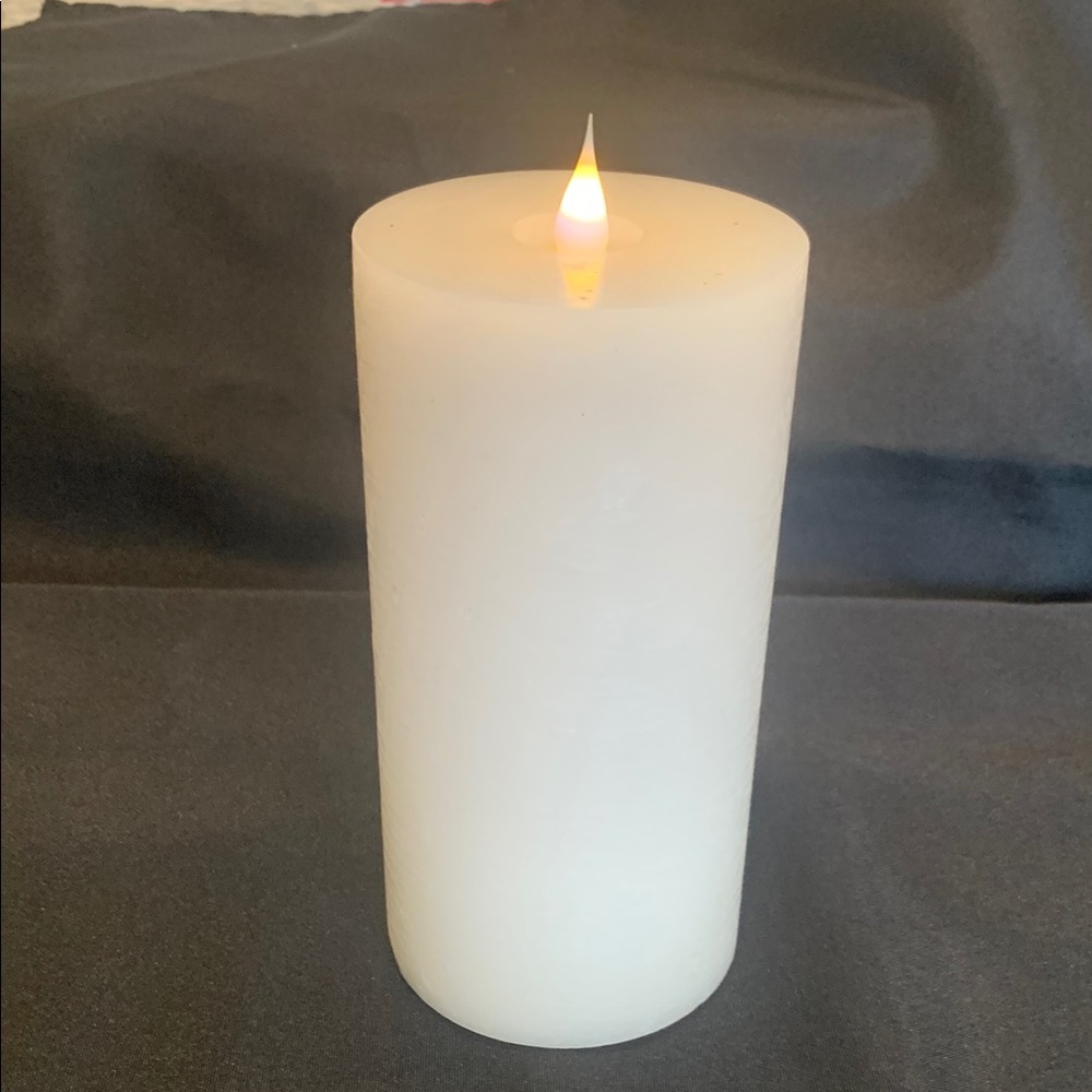 Elegant White LED Candle